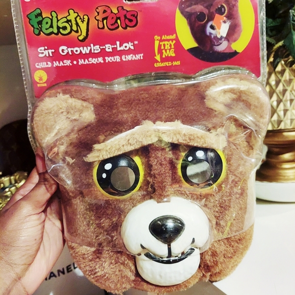 Rubie's Feisty Pets Child's Sir-Growls-A-Lot Mask Halloween Costume - Picture 1 of 6